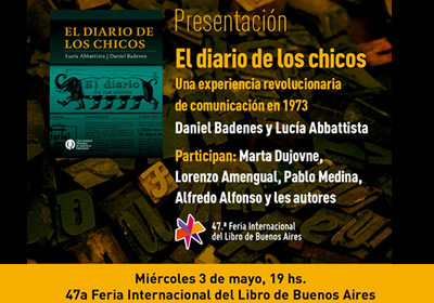 Presentación: EL DIARIO DE LOS CHICOS. Una experiencia revolucionaria de comunicación en 1973